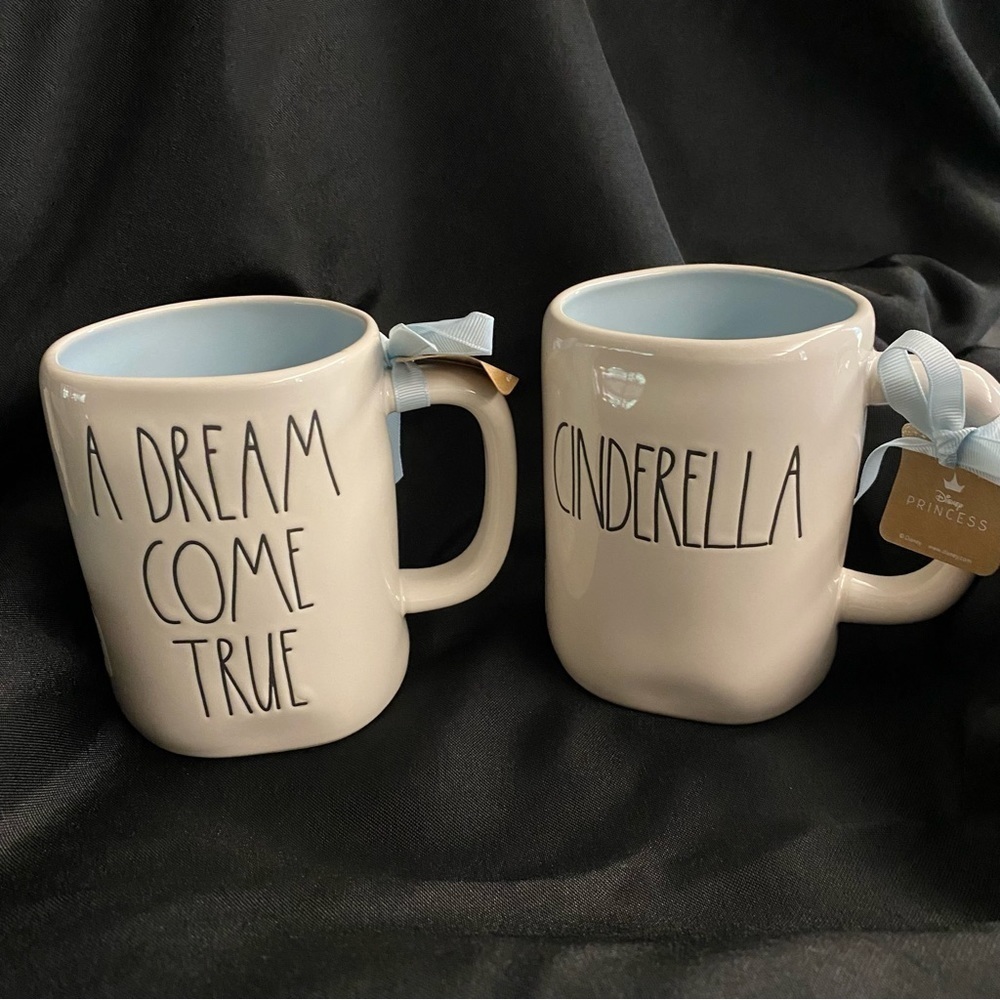 Rae DUNN Cinderella Coffee Mugs SET OF 2